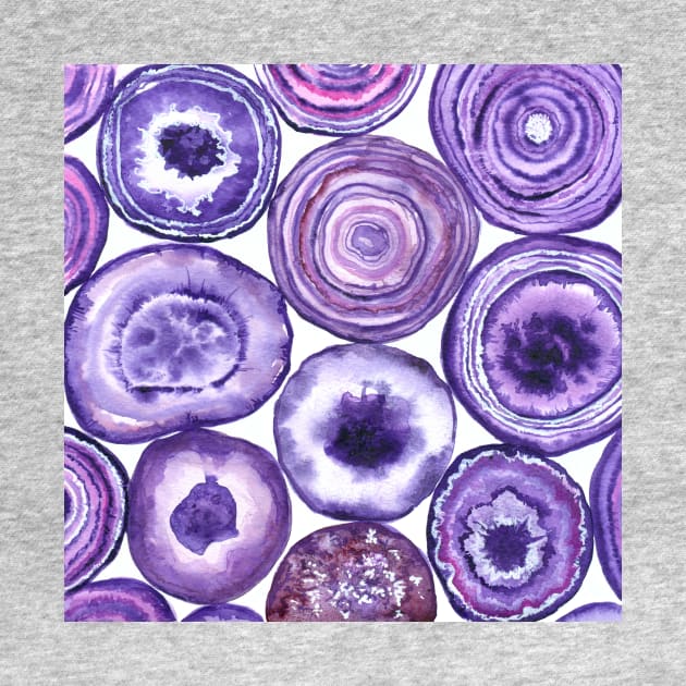 Purple agate pattern by katerinamk